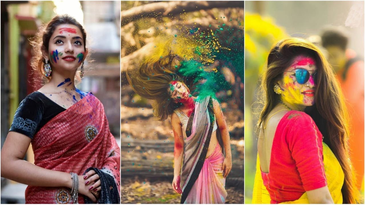 Wear saree of these colors while playing Holi you will look beautiful like an actress