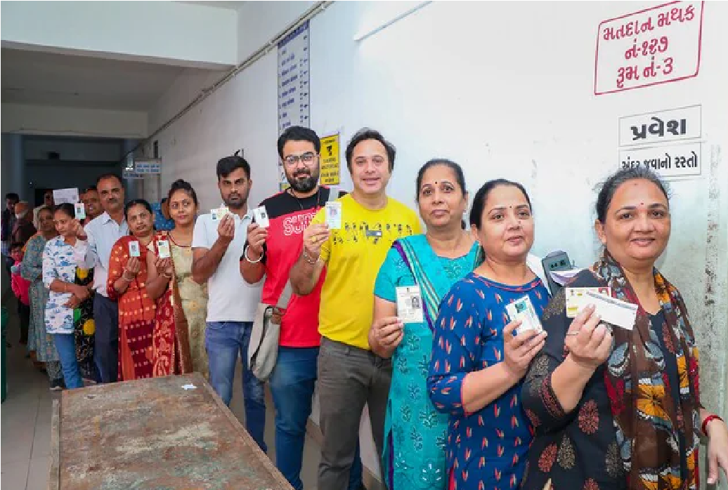 Loksabha Election 2024 : રાજ્યની 25 લોકસભા બેઠક પર થયું આટલા ટકા મતદાન 1 evm ddd 3