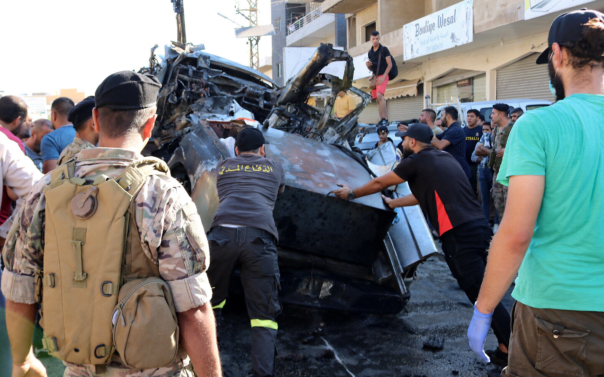 Hezbollah Attacks Israeli : જ્યાં હતા સૈનિકોનો જમાવડો ત્યાંજ હિઝબુલ્લાએ કર્યો ડ્રોનનો વરસાદ, નજીક માં જ હતું આ સ્થળ 2 AFP 20240718 364D999 v1 HighRes LebanonIsraelPalestinianConflict e1721295412102