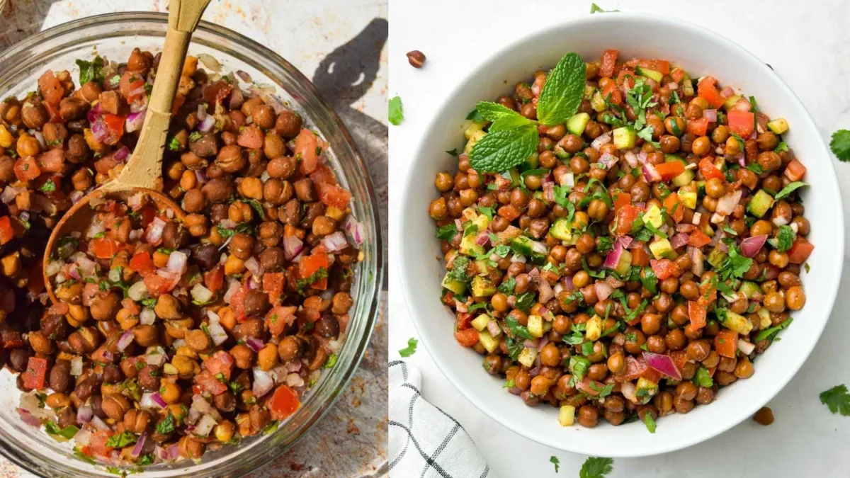 know hot to make calcium and iron rich chana chaat recipe at home in easy wayewrw