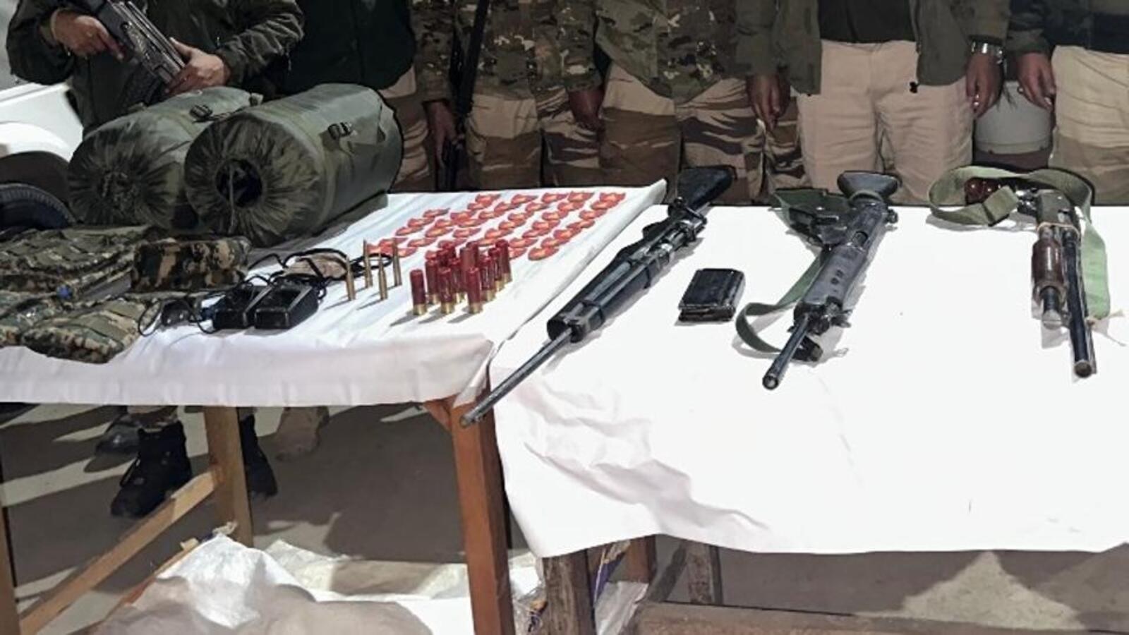 manipur security forces joint operation 32 illegal weapons including ammunition seized1
