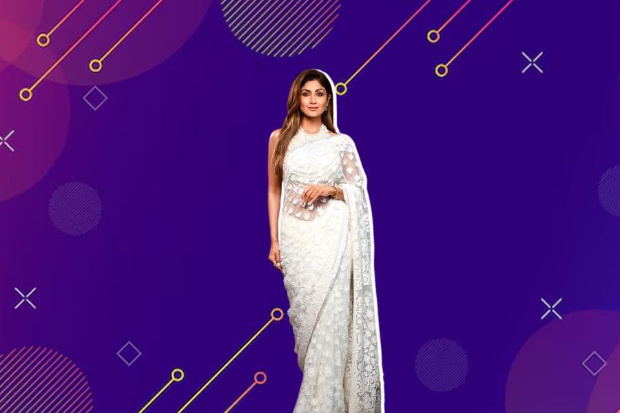 shilpa shetty to manushi chillar actresses inspired stunning white saree looks articlewewq