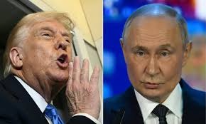 us president donald trump said he was very angry pissed off with russian leader vladimir putin warns secondary tariffs on russian oil