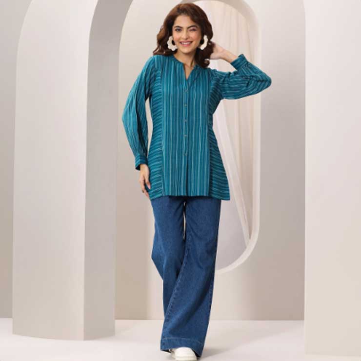 5 latest short kurti designs for office look1