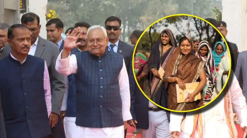 cm nitish kumar start mahila samvad abhiyan in bihar women vote bank1