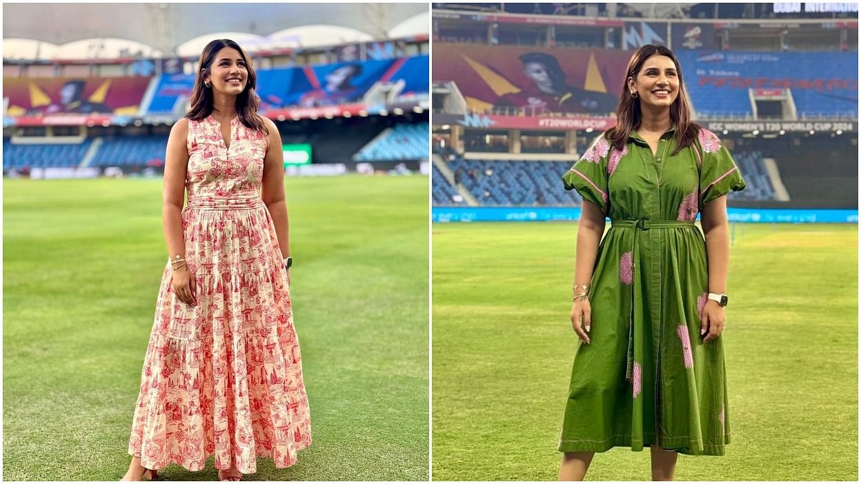 jasprit bumrah wife sanjana ganesan summer look stylish dresses collection photos1