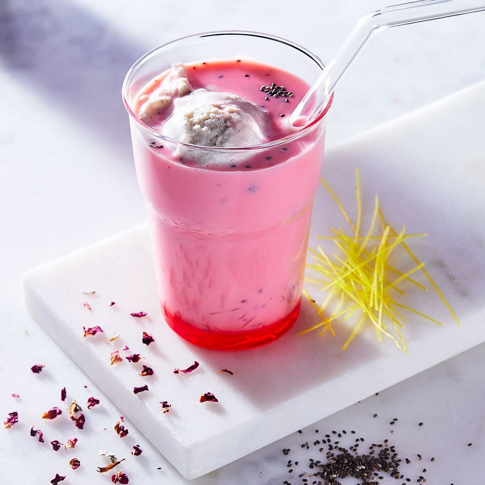 make rooh afza like drink at home with rose and these ingredients1