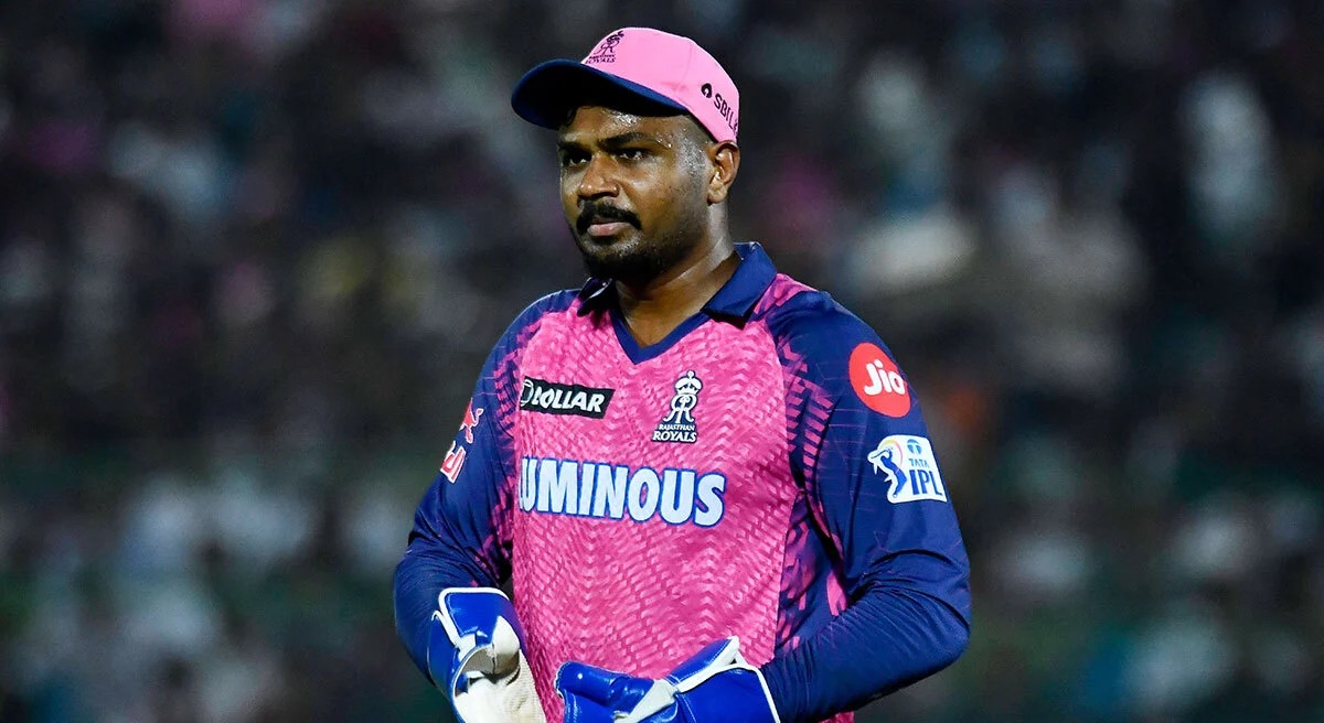 sanju samson fined 24 lakhs rupees for slow over rate against gujarat titans gt vs rr ipl