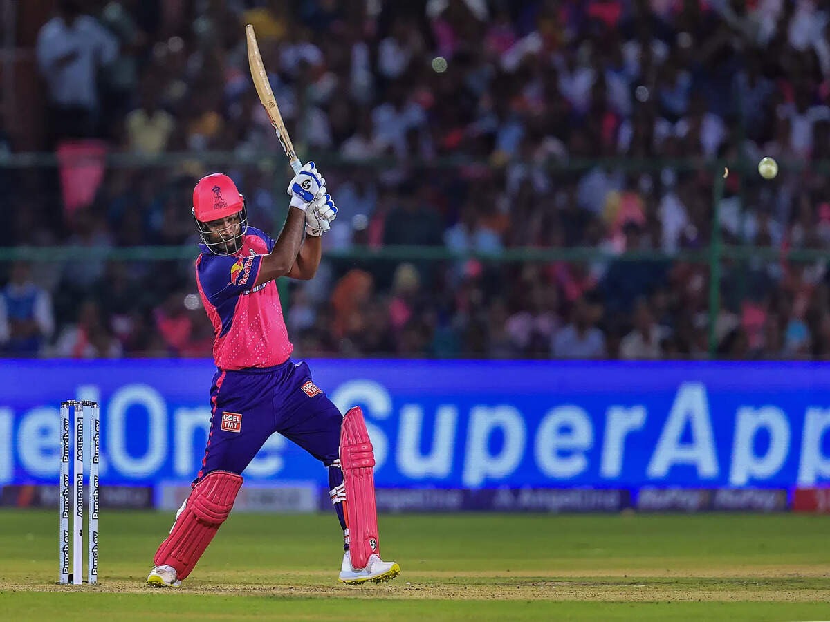 sanju samson fined 24 lakhs rupees for slow over rate against gujarat titans gt vs rr ipl1