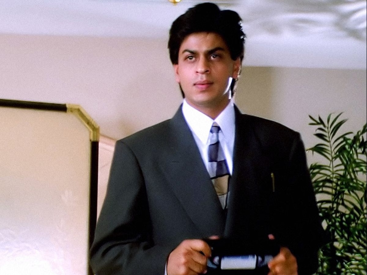 shahrukh khan triple role in 1996 romantic drama movie english babu desi mem available on ott platform netflix 1