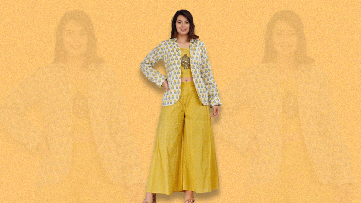 stylish 3 co ord sets designs for wedding function 1