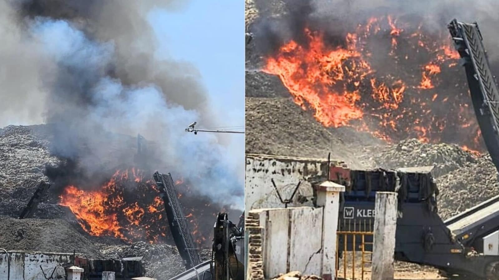 gurgaon ncr gurugram fire supreme court strict on bandhwari landfill fire seeks reply from commissioner2