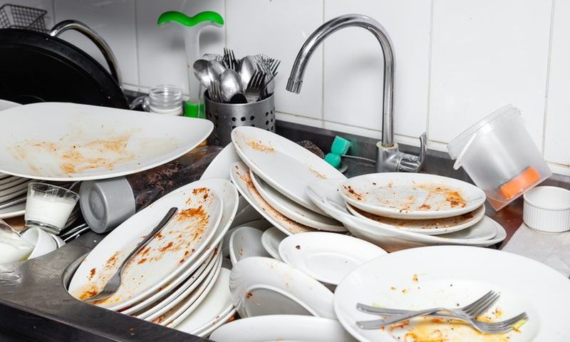 kitchen never leave dirty dishes overnight negative energy might come
