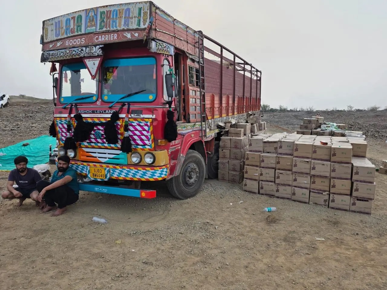 surendranagar liquor worth rs 1 19 crore seized two people from haryana arrested1